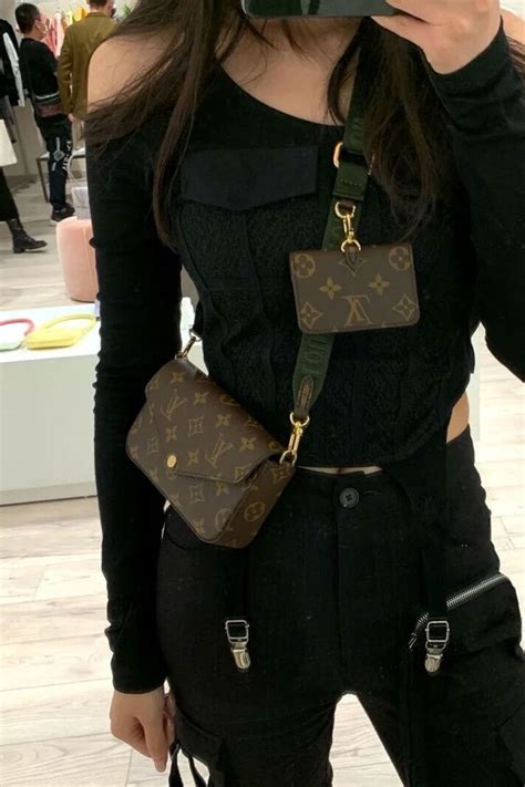 lv felicie pochette outfit|Lv felicie monogram.